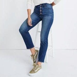 Madewell perfect vintage jean, button fly